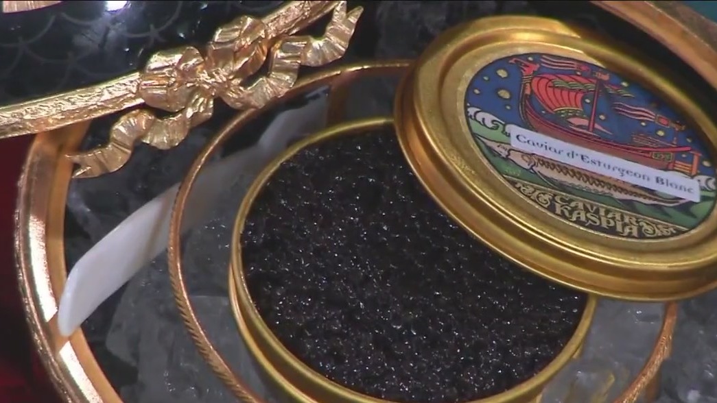 Indulgent caviar menu with Caviar Kaspia