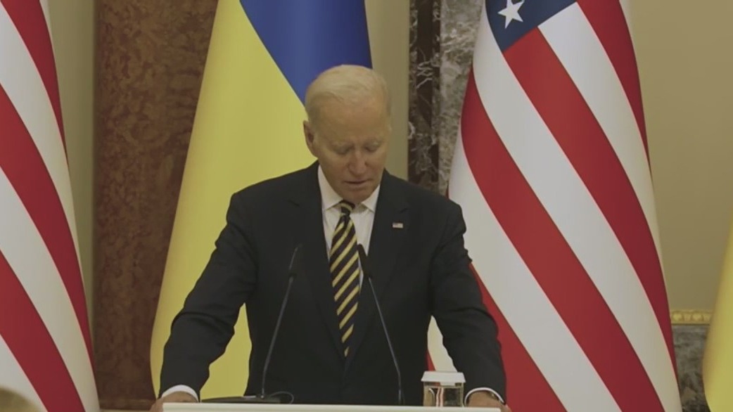 President Biden makes unannounced visit to Ukraine