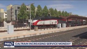 Caltrain increasing service Monday