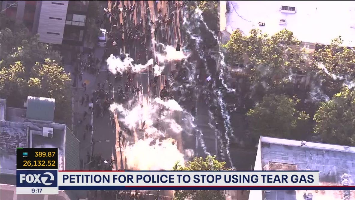 Doctors petition police to stop using tear gas