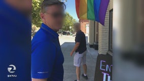 Men allegedly confront women over rainbow flag in Fremont