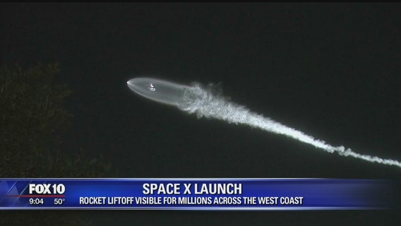 That thing in the sky tonight? Don't worry, it's a SpaceX rocket