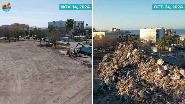 Florida town's 50-foot-tall debris pile from Hurricanes Helene, Milton finally gone
