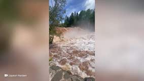 Raging Gooseberry Falls after recent storms