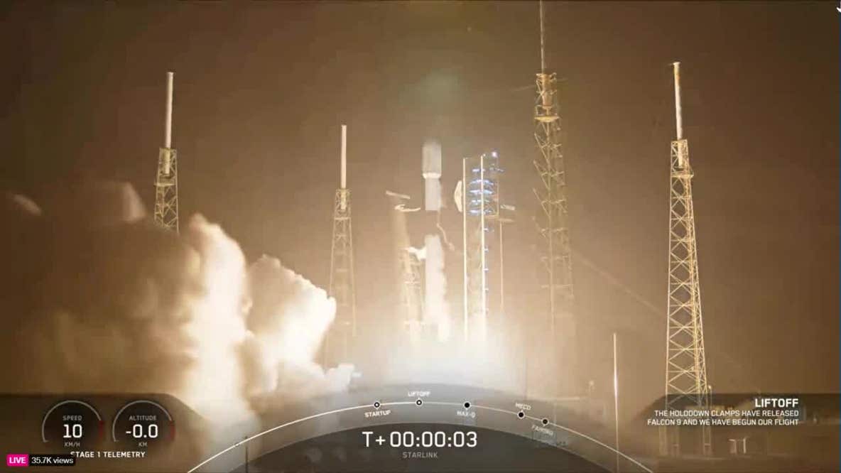 SpaceX launches 20 Starlink satellites into orbit