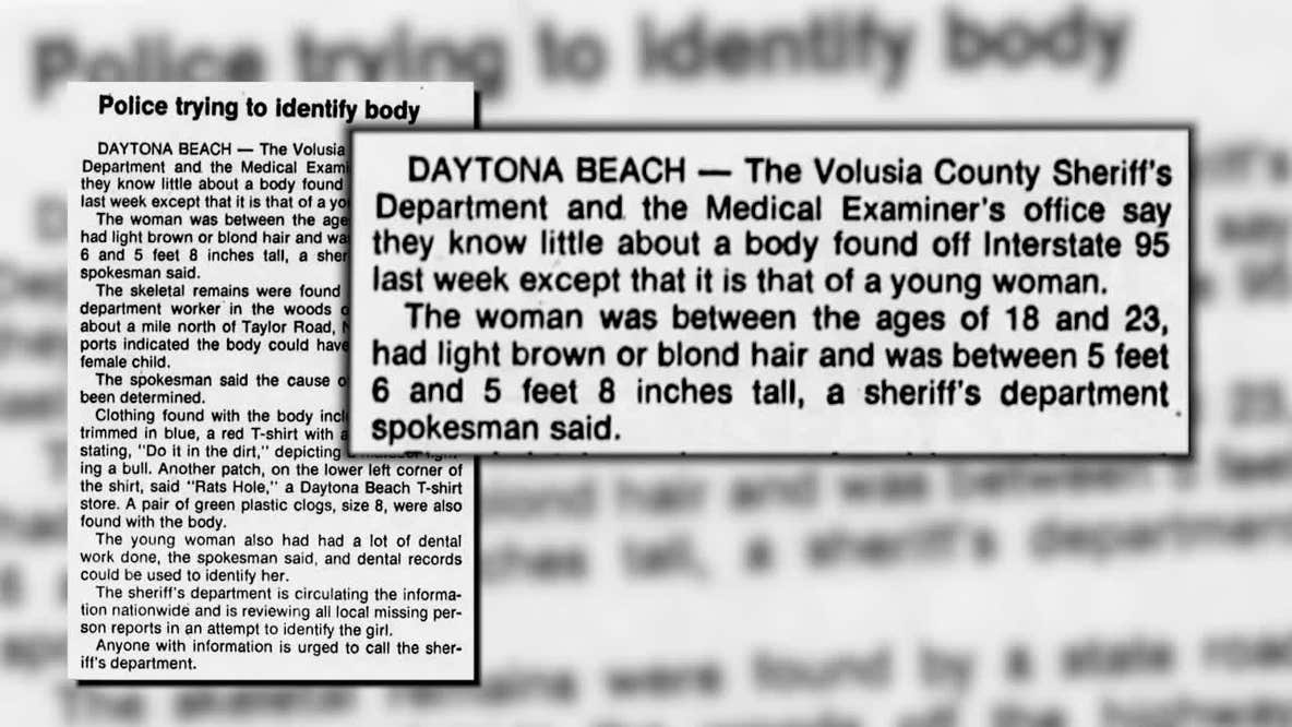 Cold case victim identified; murdered by serial killer