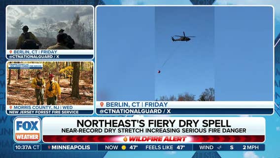Northeast under most significant October wildfire threat in years