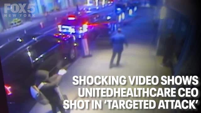 Video shows CEO shot at close range in NYC street ambush
