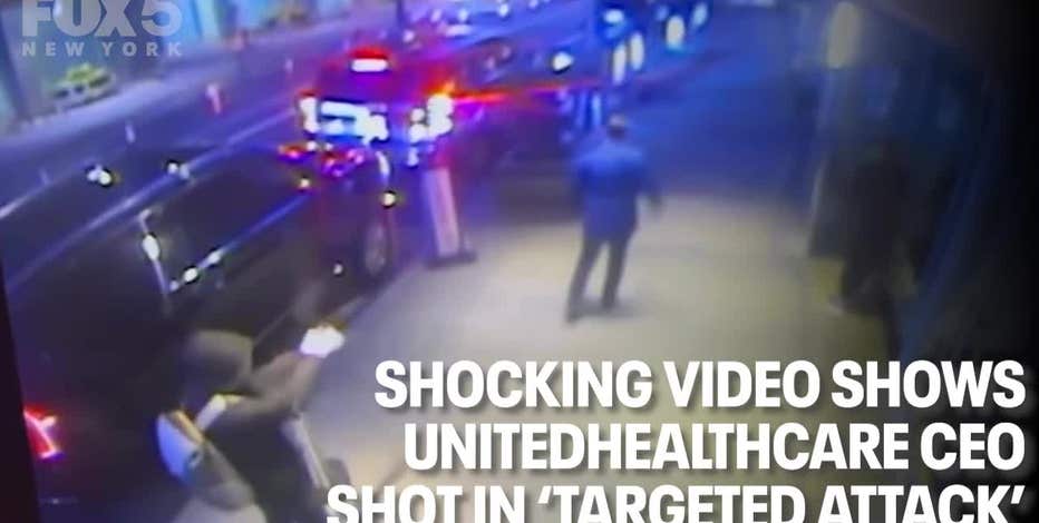 Video shows CEO shot at close range in NYC street ambush