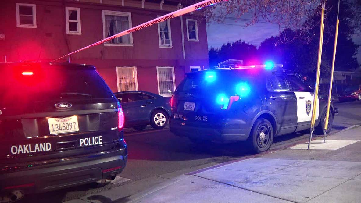 Scene of East Oakland shooting