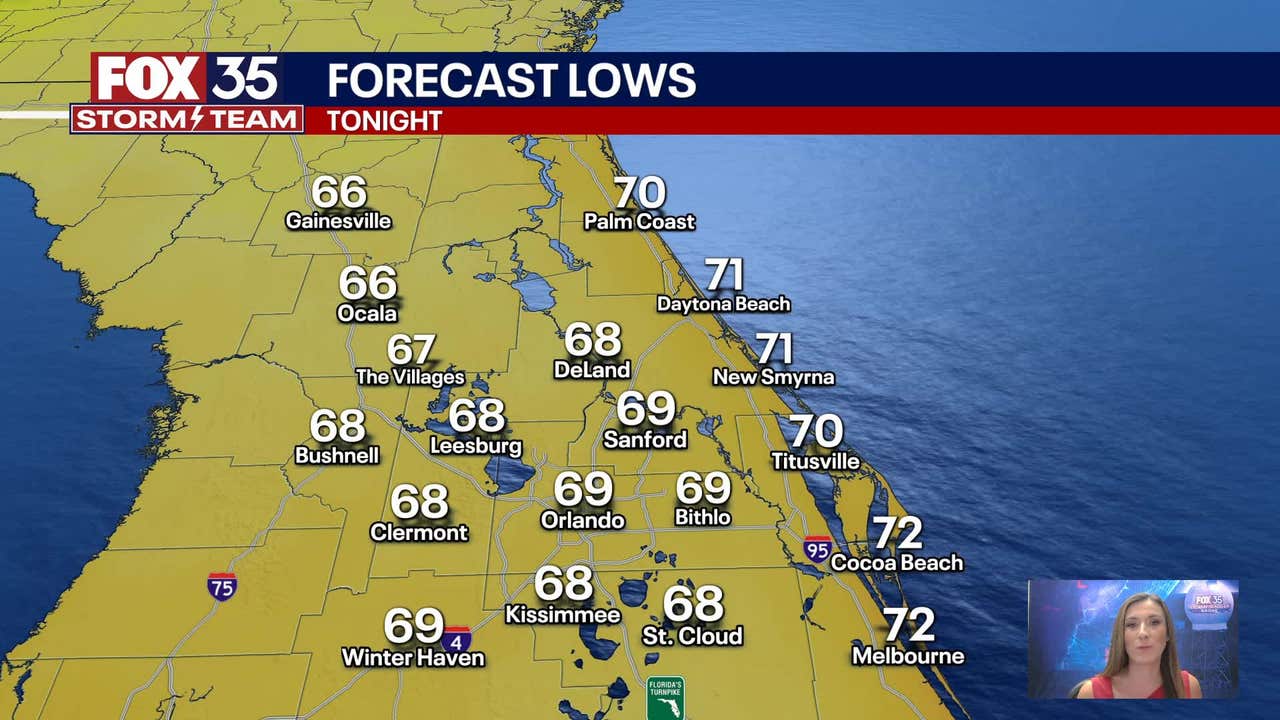 Orlando Weather PM Forecast November 2, 2024 FOX 51 Gainesville