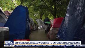 US Supreme Court allows cities to enforce camping bans