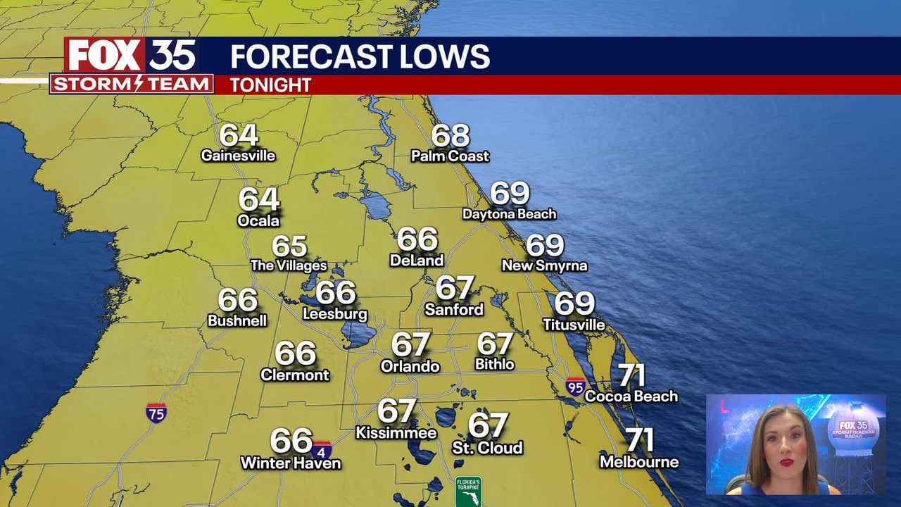 Orlando Weather Forecast PM November 13 2024 FOX 51 Gainesville