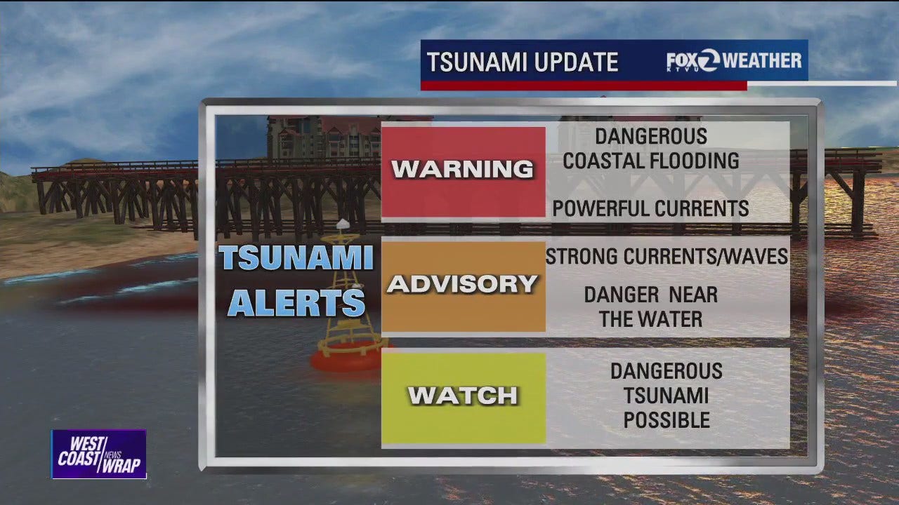 Tsunami alert oakland