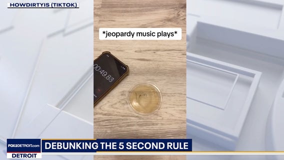 Debunking the 5 second rule