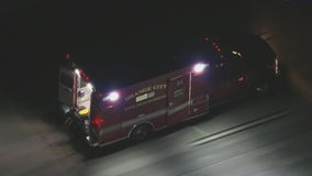 Stolen ambulance leads police chase on freeway