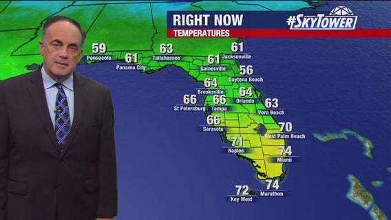 Tampa weather | Cooler temperatures arrive