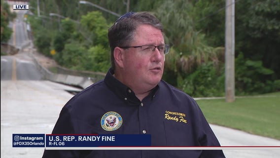 Rep. Randy Fine slams Democrats while talking Florida flooding