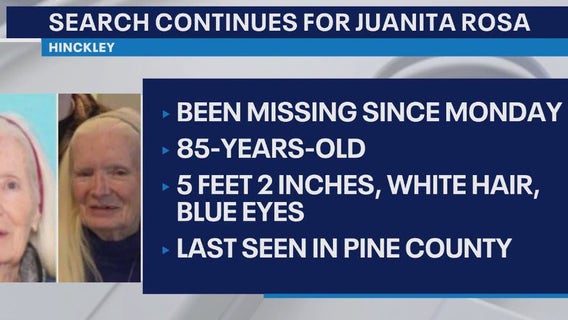 Missing Pine County woman search continues