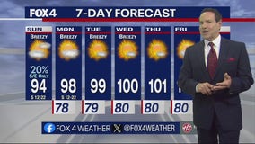 Dallas Weather: July 28 morning forecast