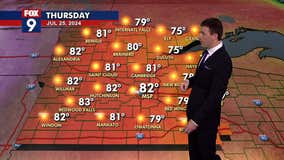 MN weather: Last of the 'comfy warmth' Thursday