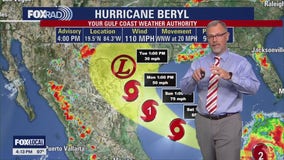 Tropical update: Hurricane Beryl no longer major