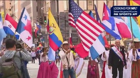 Mayor Adams joins thousands at Hispanic Day Parade