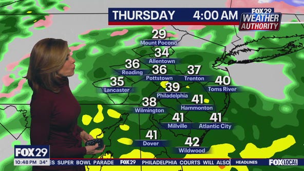 Weather Authority: 10 p.m. Wednesday forecast