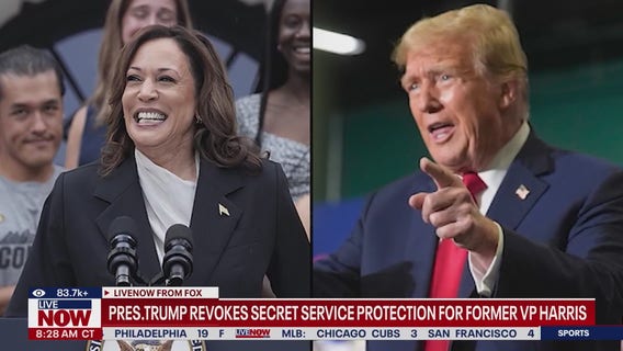 Trump revokes Kamala Harris' Secret Service protection, spokesperson says