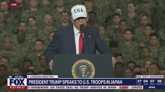 FULL REMARKS: Trump speaks to US troops in Japan
