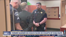 Former Sumner coach faces 20 counts of child rape