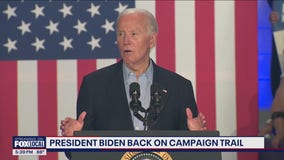 President Biden back on campaign trail