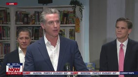 Gavin Newsom speaks ahead of redistricting battle