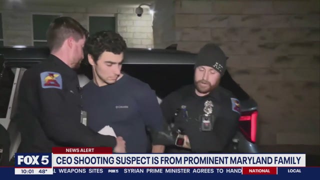 Maryland family of UnitedHealthcare CEO murder suspect 'shocked' by arrest