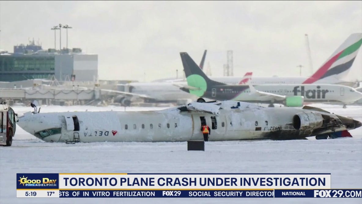 Toronto plane crash: Footage shows inside passenger plane after crash landing