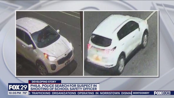 Philly police search for suspect after school safety officer shot
