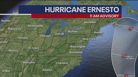 Hurricane Ernesto latest