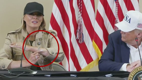 Melania Trump given bracelet to honor Camp Mystic victims