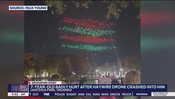 Boy undergoes heart surgery after drones crash in Florida holiday show mishap, parents say