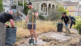 Alameda police help homeowner care for their yard