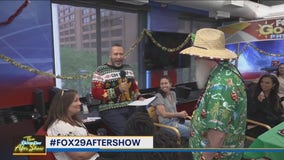 Santa visits The Good Day Staff