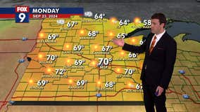 MN weather: A stunning fall day on Monday