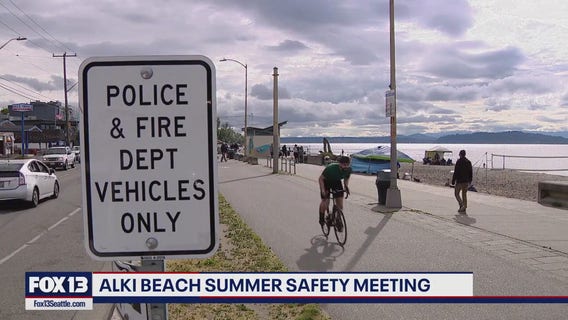 Summer safety plans at Alki Beach