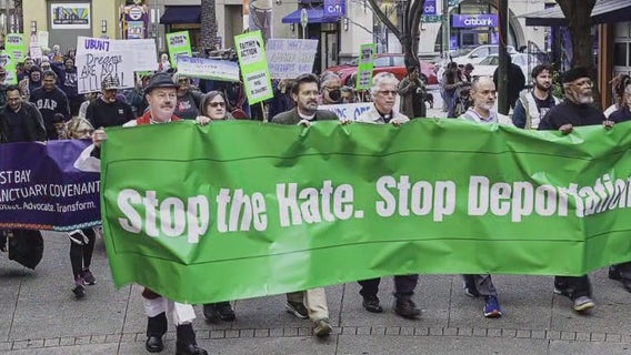 Clergy-led walk and vigil highlights immigrant rights