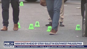 Man shot in head by stray gunfire lucky to be alive