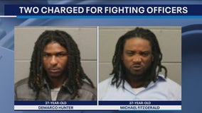 Pair charged with attacking Chicago police officers in West Garfield Park