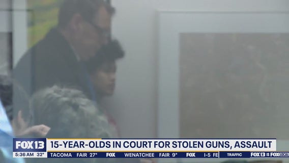WA teens in court for stolen guns, assault