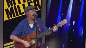 Myke Miller performs in FOX 7 Austin studios