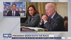 President Biden exits the race: Monday update