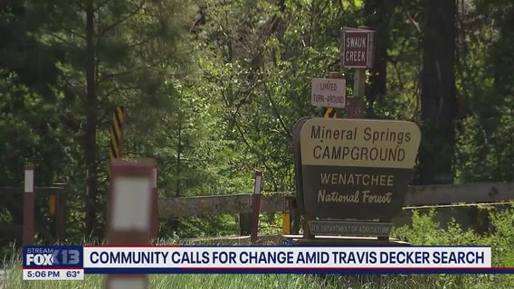 Community calls for change amid manhunt for triple murder suspect Travis Decker